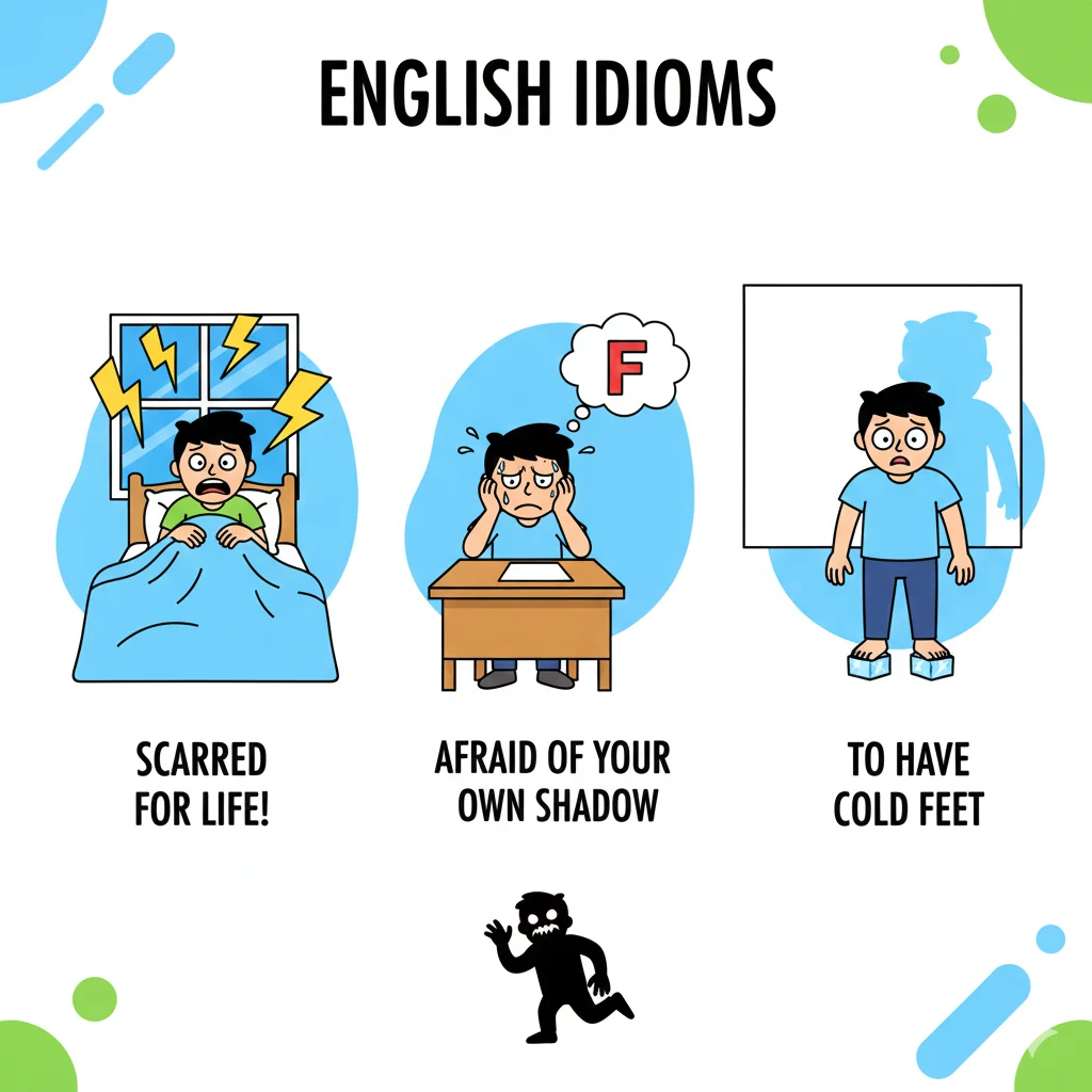 scared idioms