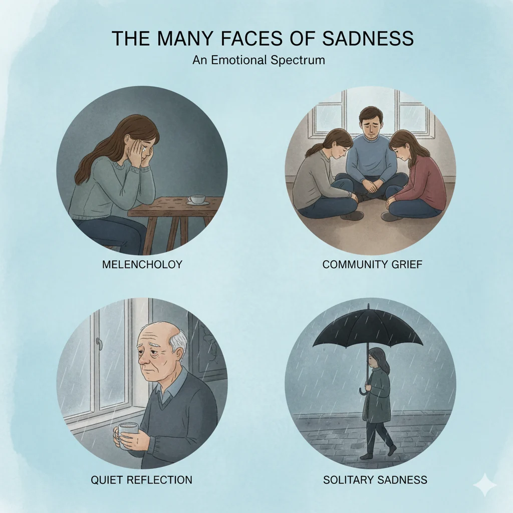 idioms for being sad