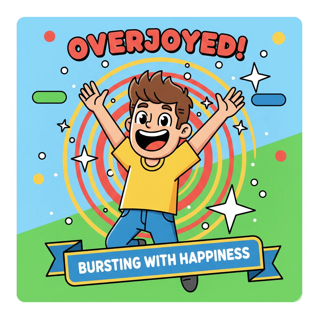 idioms for being excited