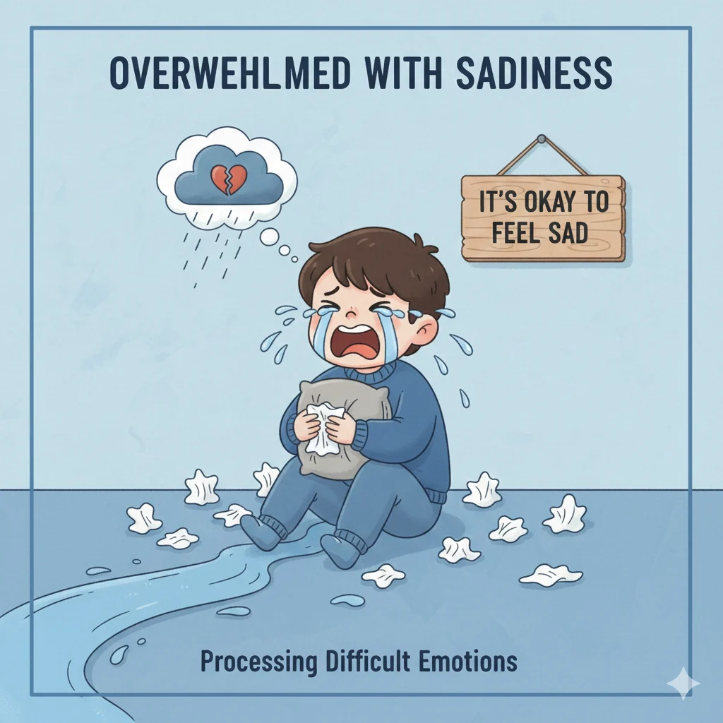 idioms for crying