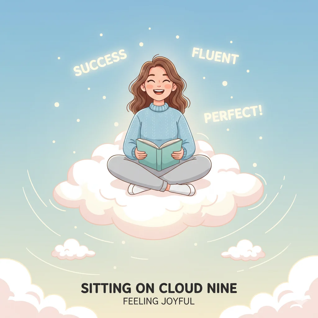 idioms for being excited