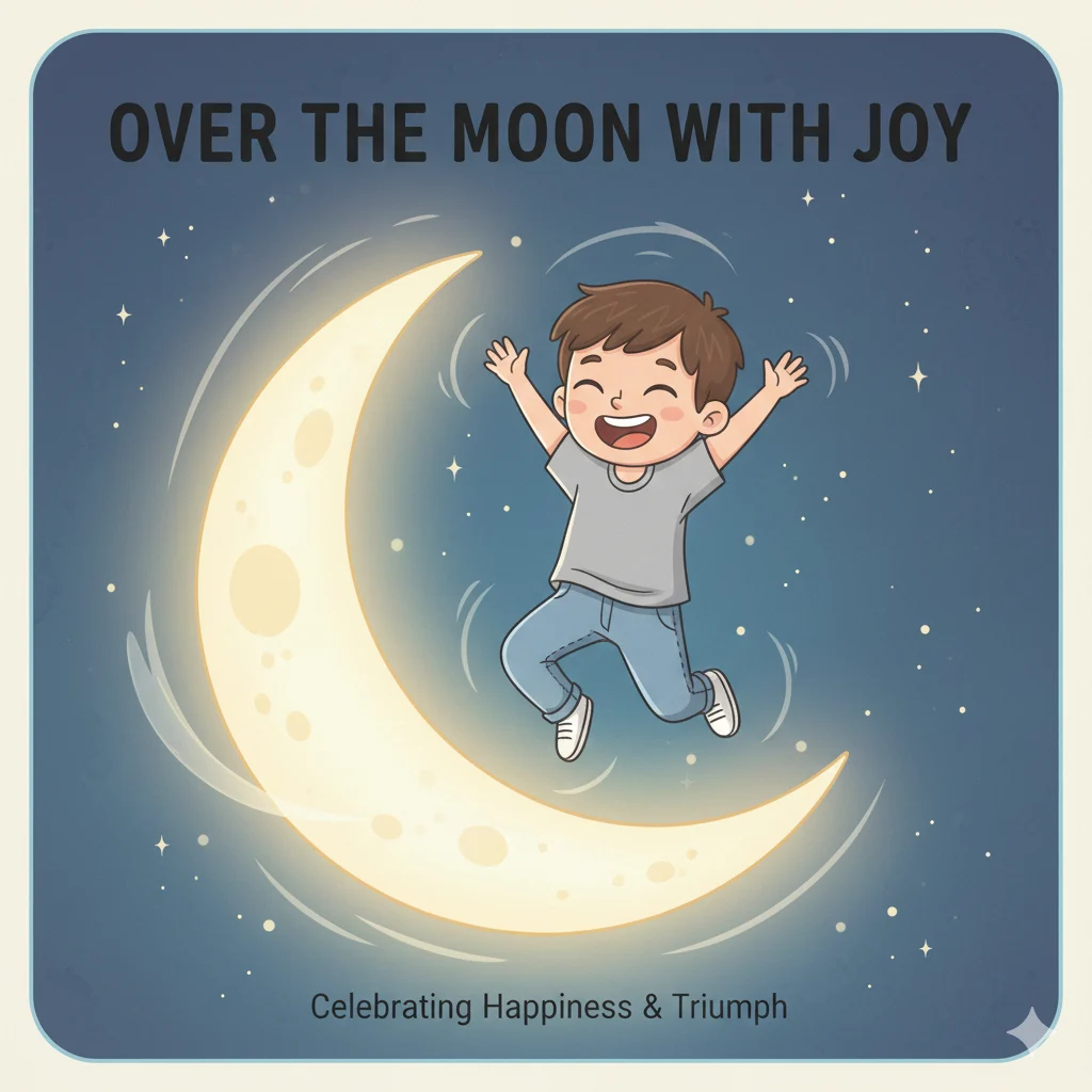 idioms for being excited