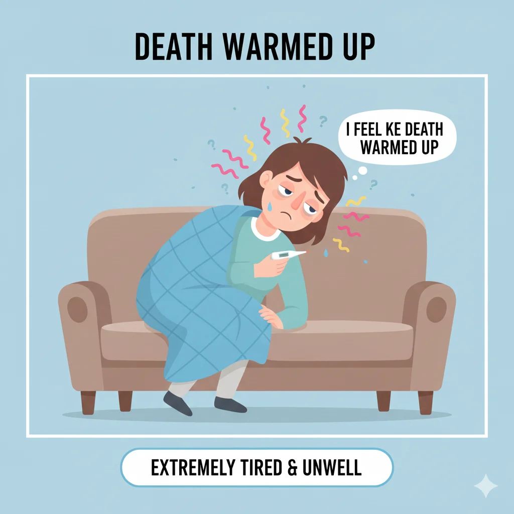 idioms for feeling sick