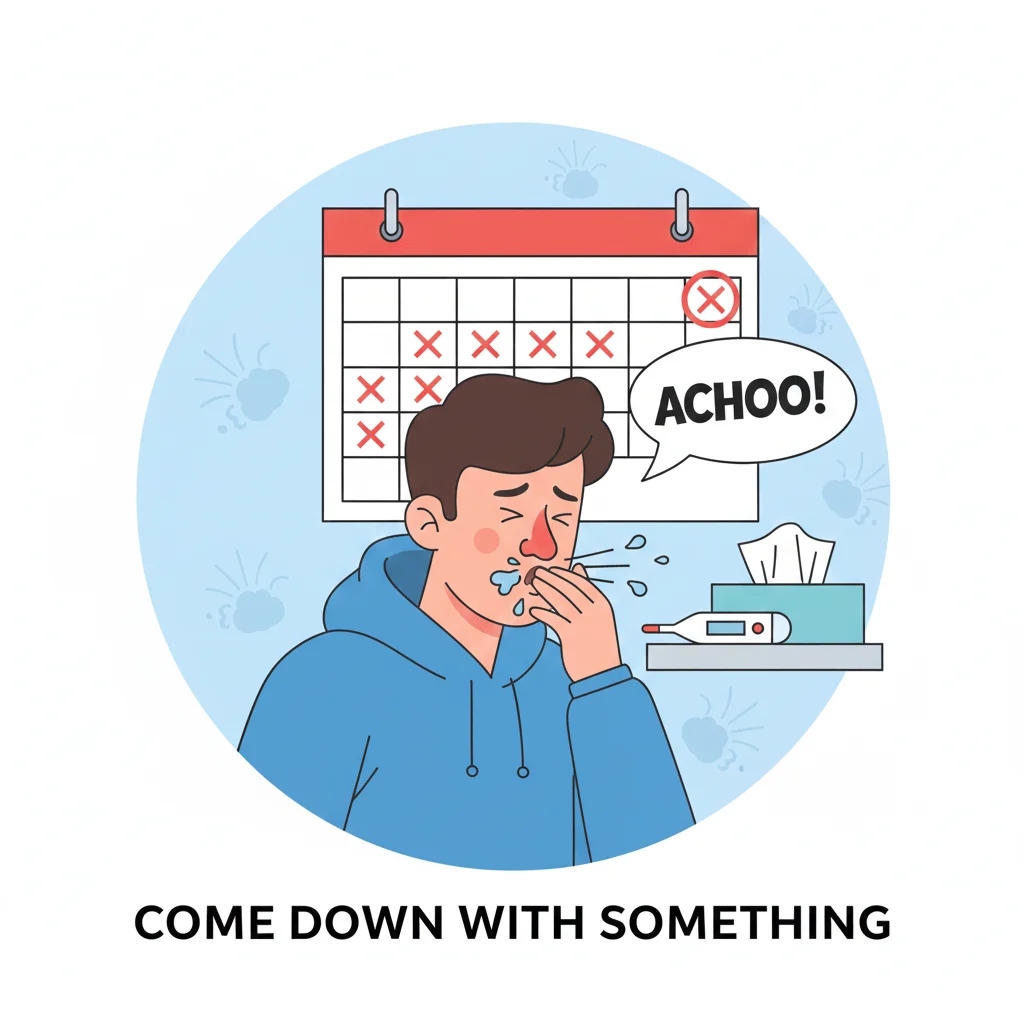 idioms for feeling sick