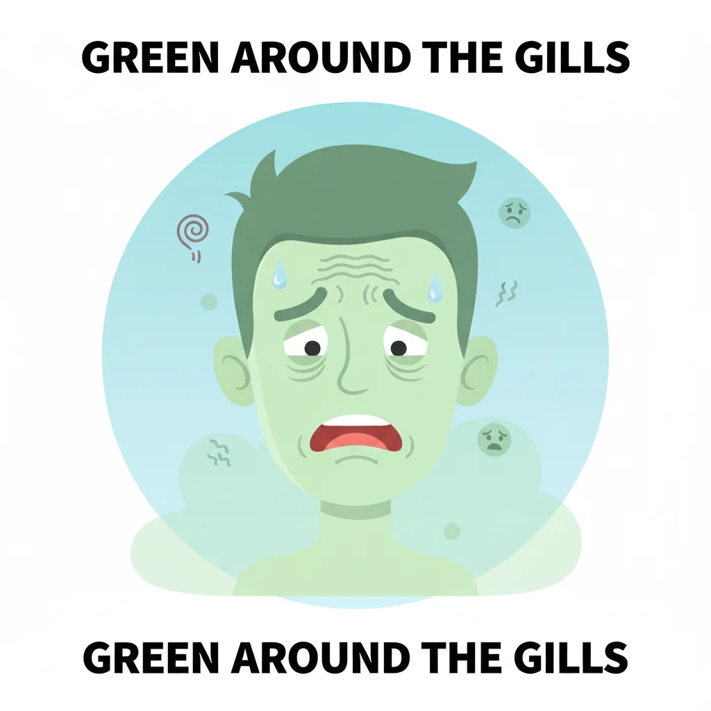 idioms for feeling sick