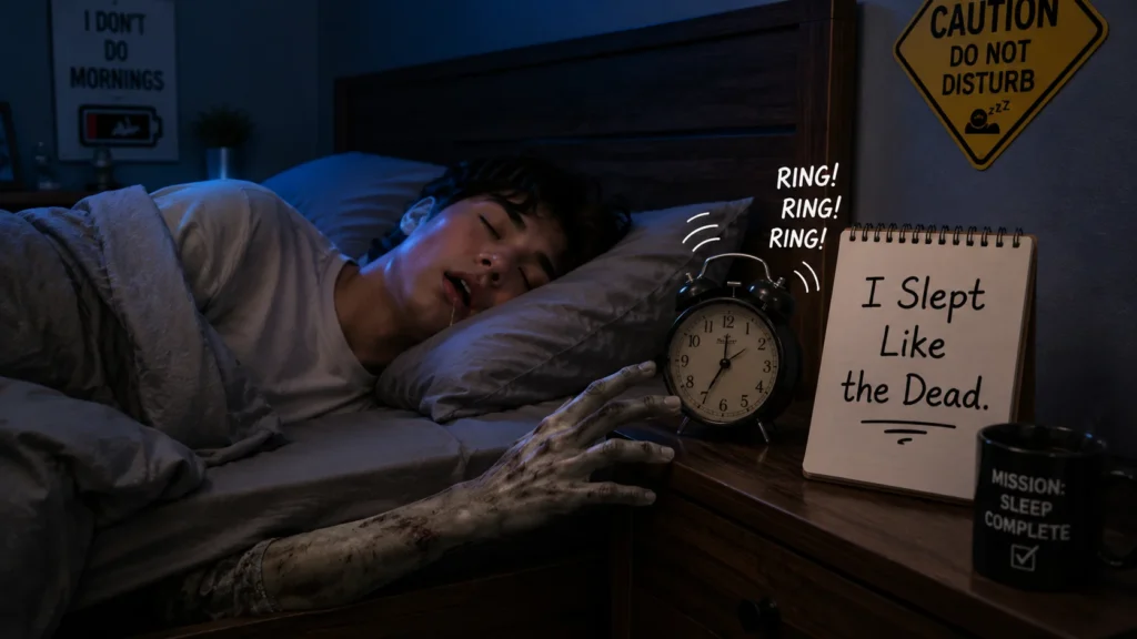 i slept like a idioms funny