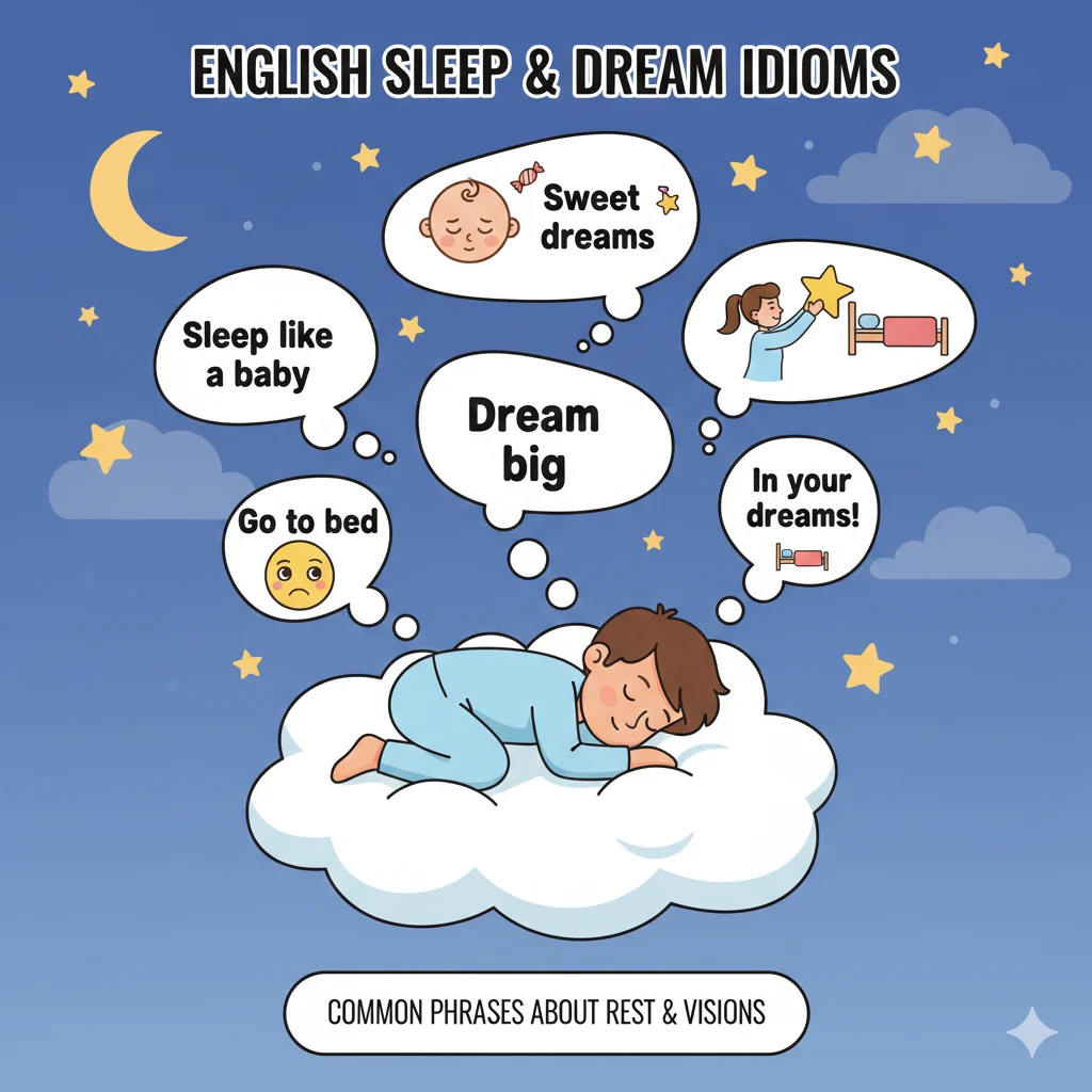 idioms about sleep and dream