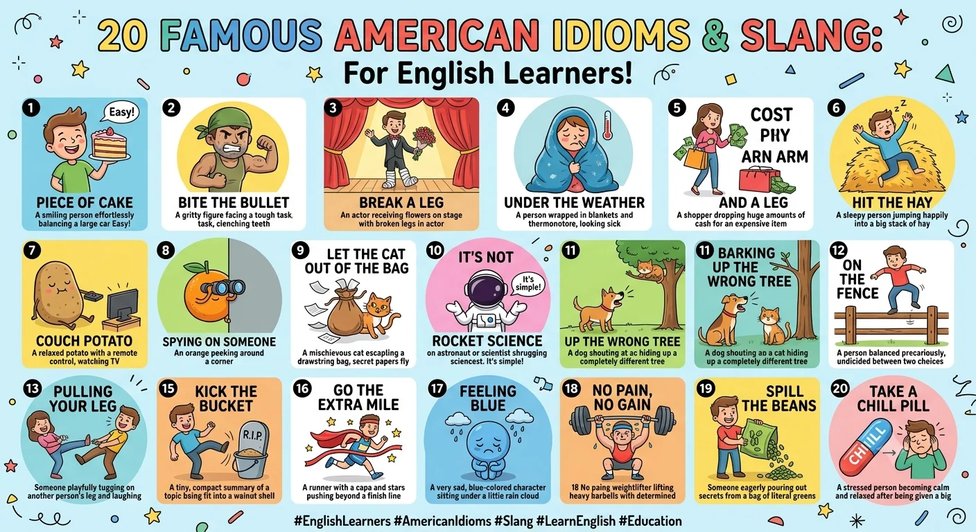 Famous American Idioms and Slang