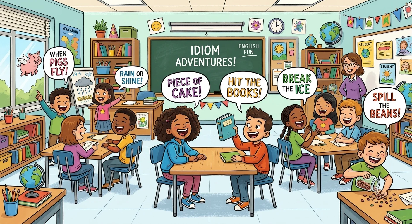 Funny Idioms Examples for Students