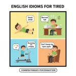idioms for tired