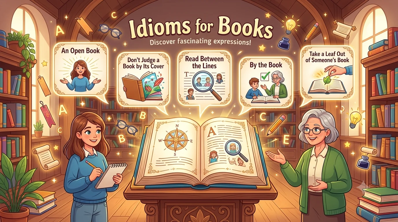 Idioms for Books