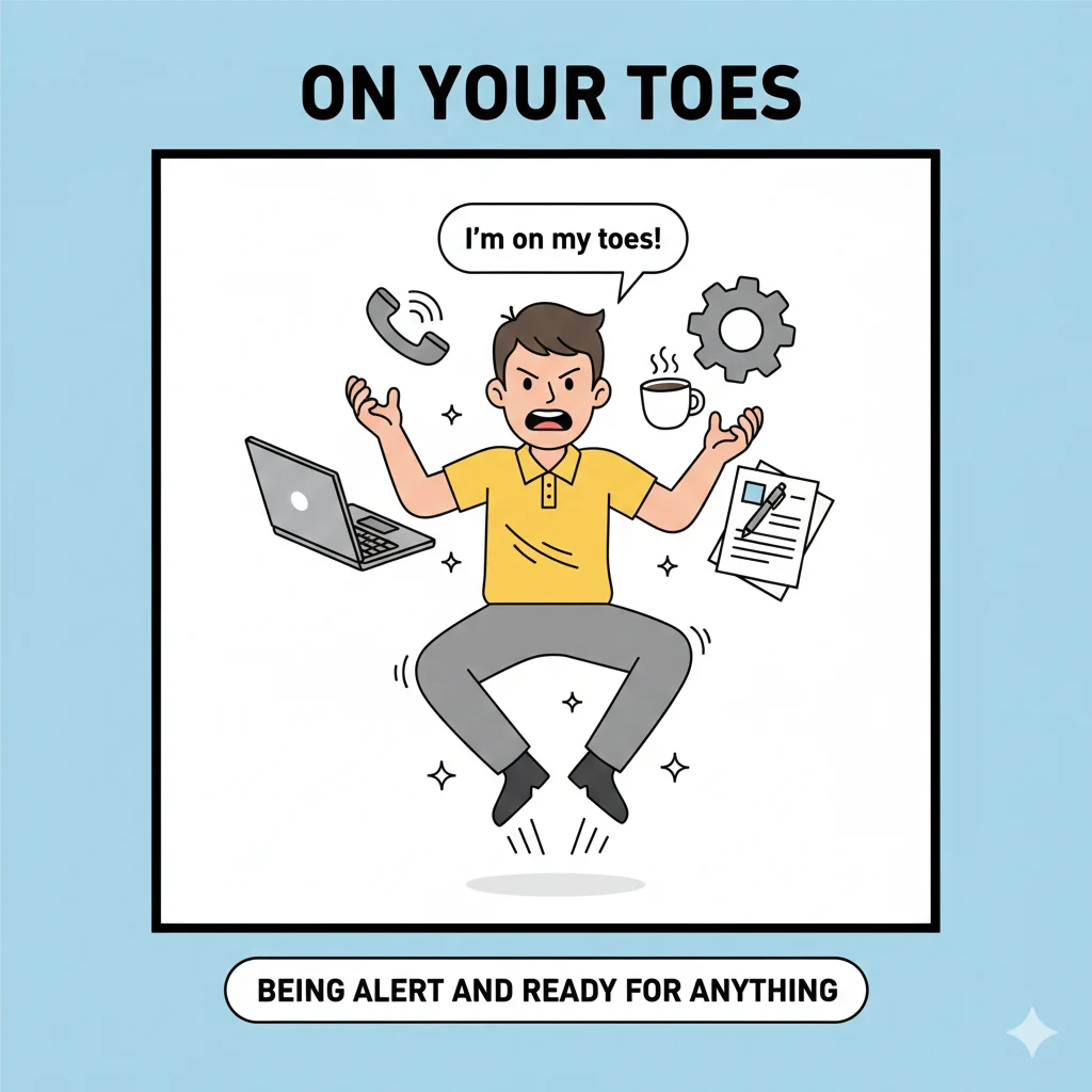 toe idioms