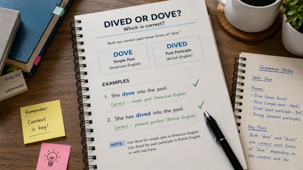 dived or dove