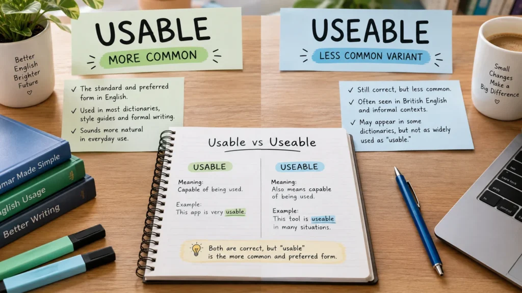 useable or usable