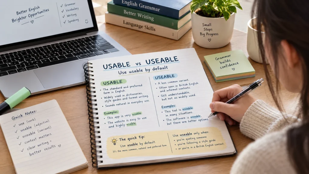 useable or usable