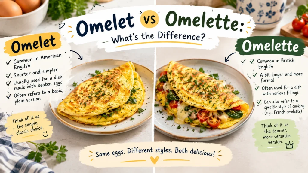 omelet or omelette