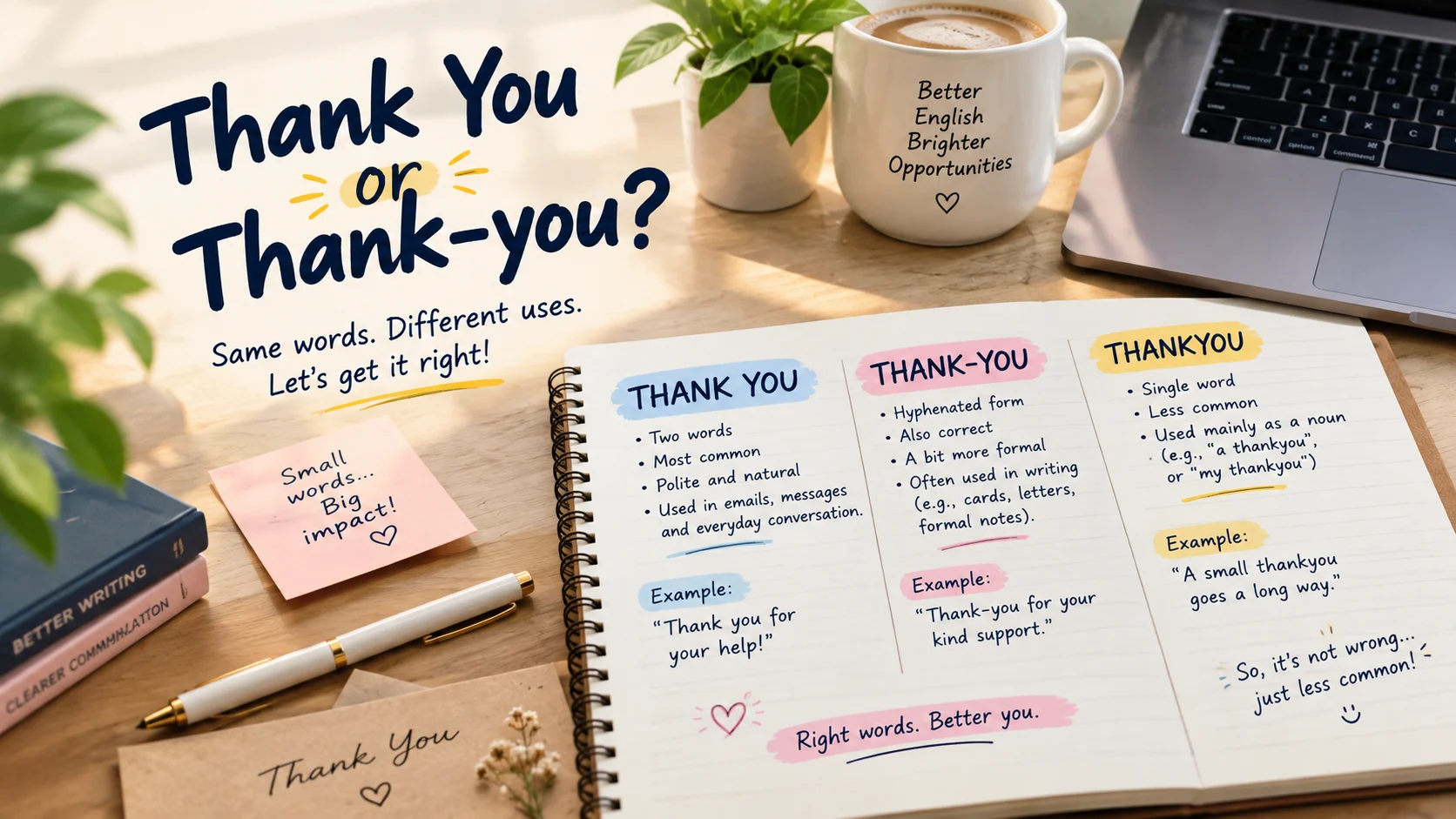 thankyou or thank you